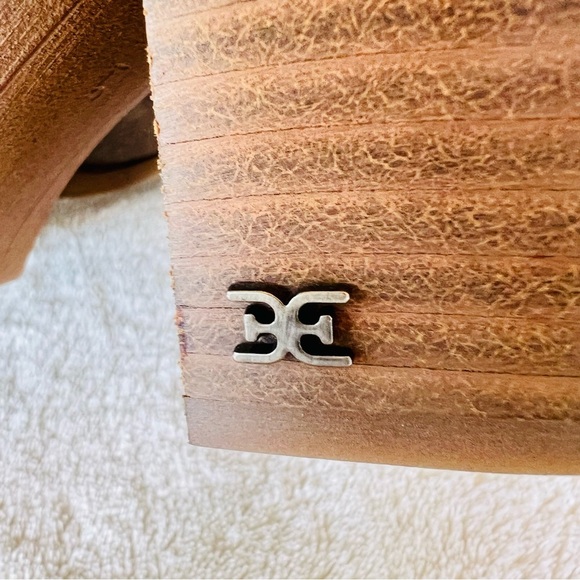 SAM EDELMAN BURNISHED SUEDE WESTERN ANKLE BOOTIES MUSHROOM TAUPE SIZE 9 NWT - Picture 8 of 13